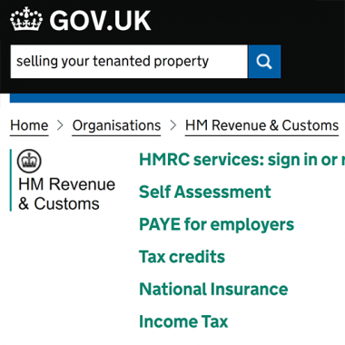 Selling Your Tenanted Property – Tax Implications